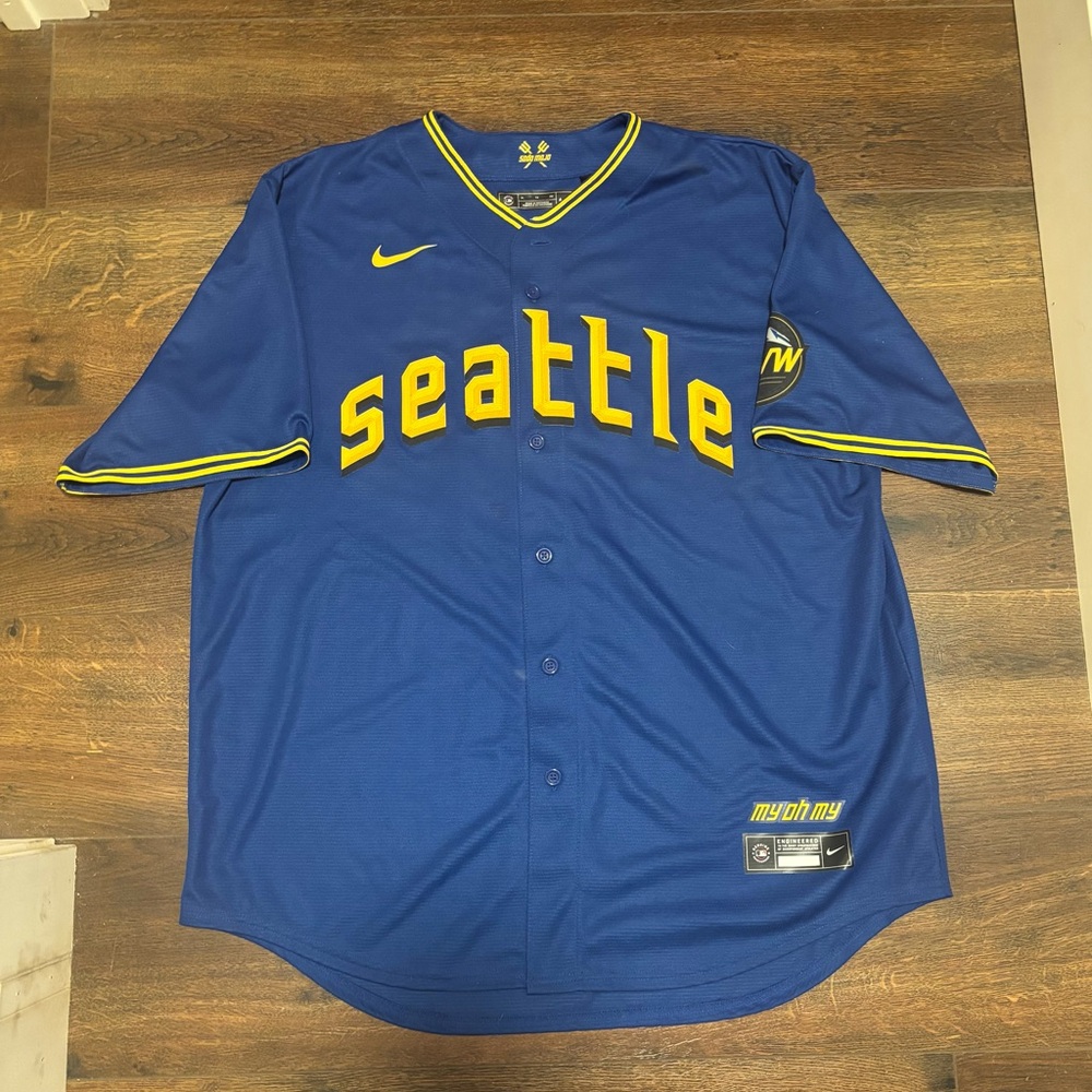Seattle Mariners Jarred Kelenic City Connect Jersey Men’s Size XL